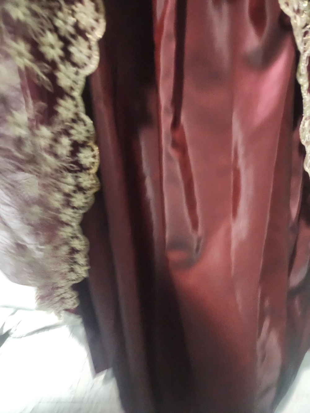 Alyce Designs Burgundy Formal Dress. Romantic Renaissance Fairycore Princess. - Picture 6 of 12